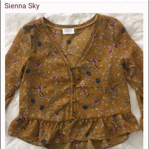 Sienna Sky romantic floral blouse